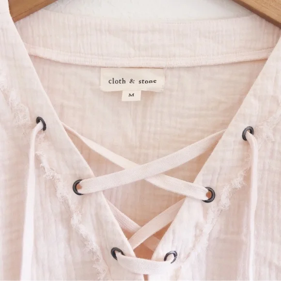 NWOT Cloth & Stone Anthropologie Beach Pullover - Picture 3 of 5